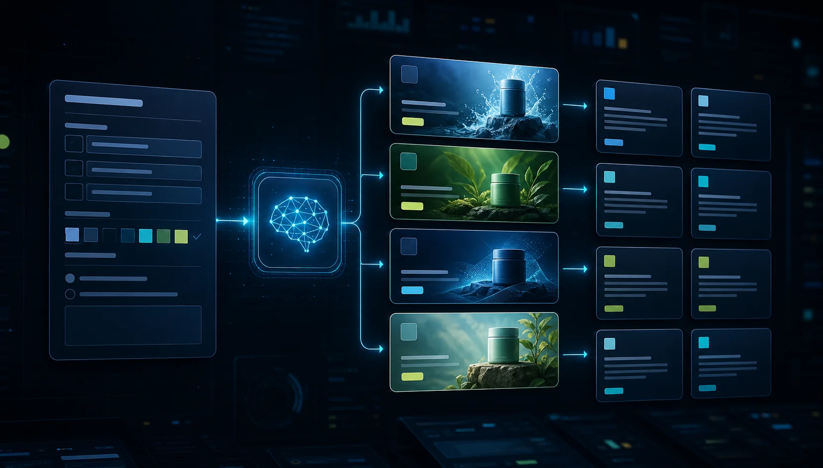 Ad Creative AI Workflow AI ad creative workflow turning a campaign brief into concepts
